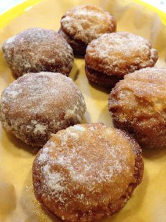 Deep fried apple hand pies