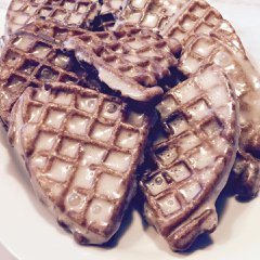 Apple Fritter Waffle Doughnuts!